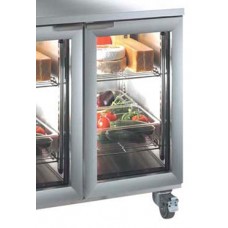 FOSTER EP1/4G: EcoPro G2 1/4 Refrigerated Counter Glass Doors (585 litre capacity) 